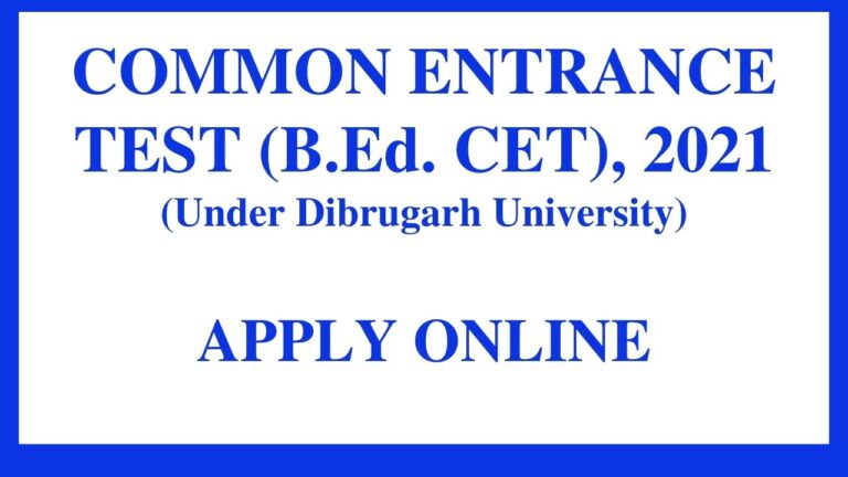 common entrance test b.ed cet